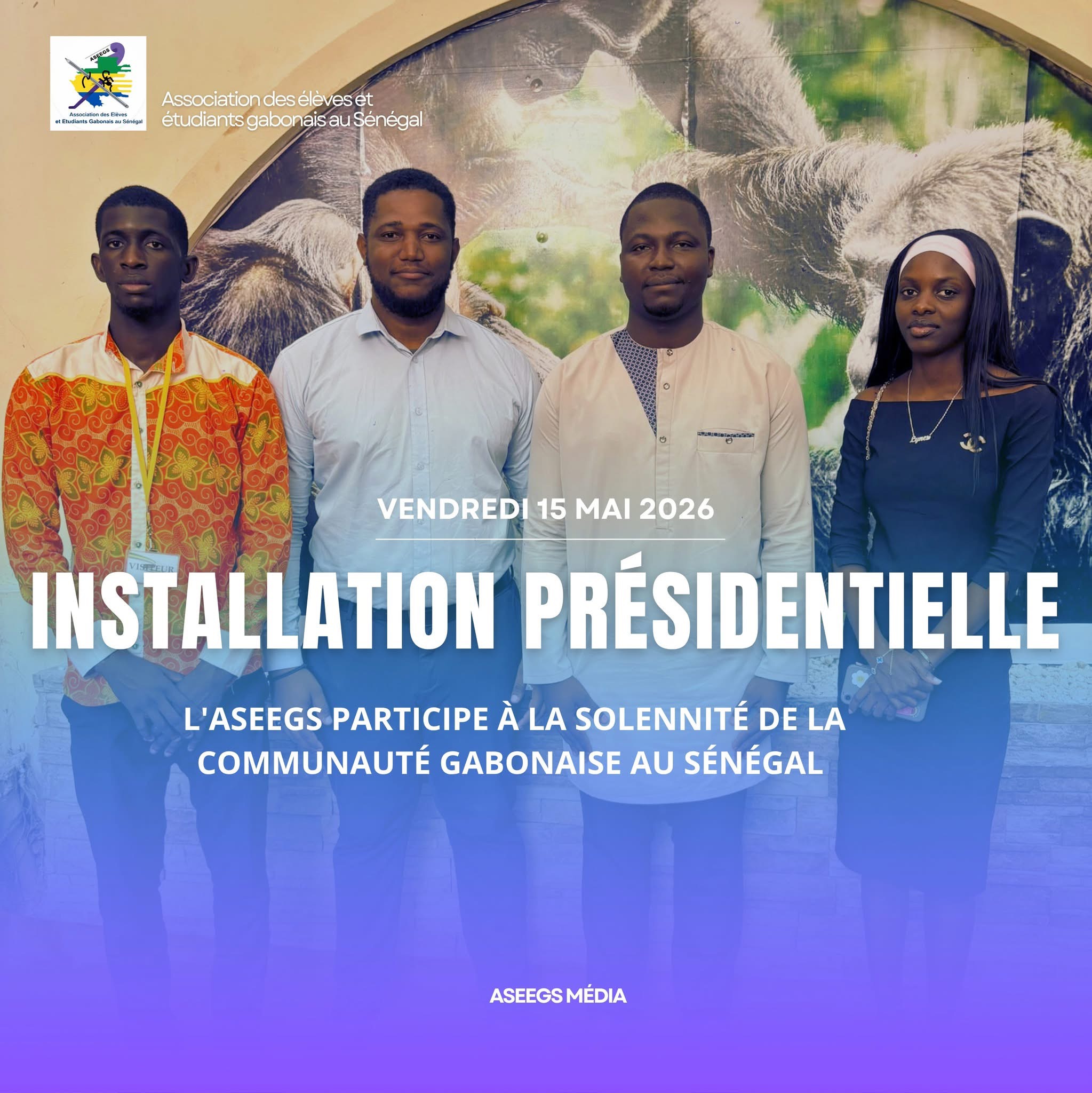 Participation de l’ASEEGS à la cérémonie d’installation du Président du CGS